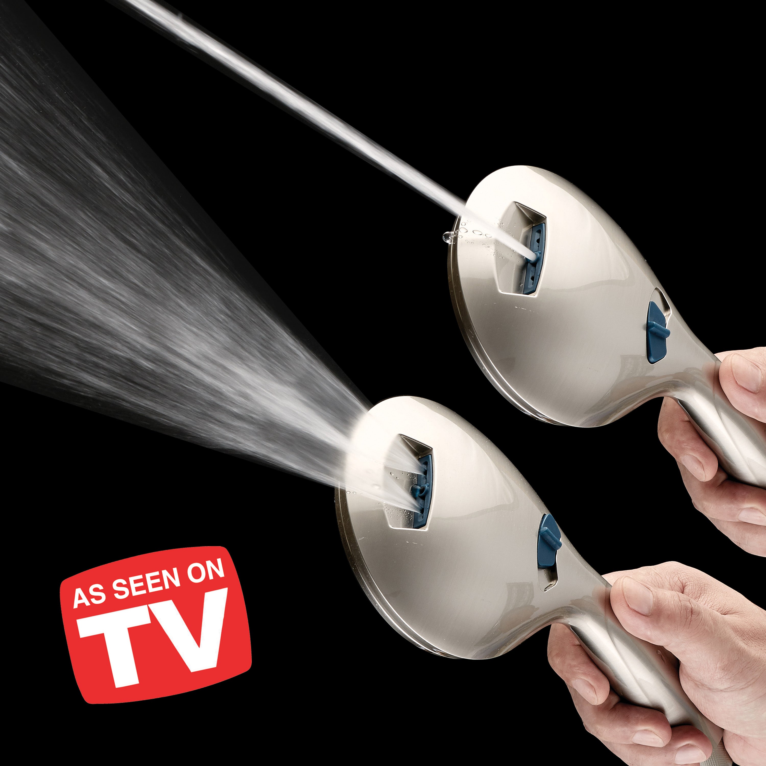 50-setting 3-way 2-in-1 Shower System with Adjustable Arm & Patented 2-mode Power Wash