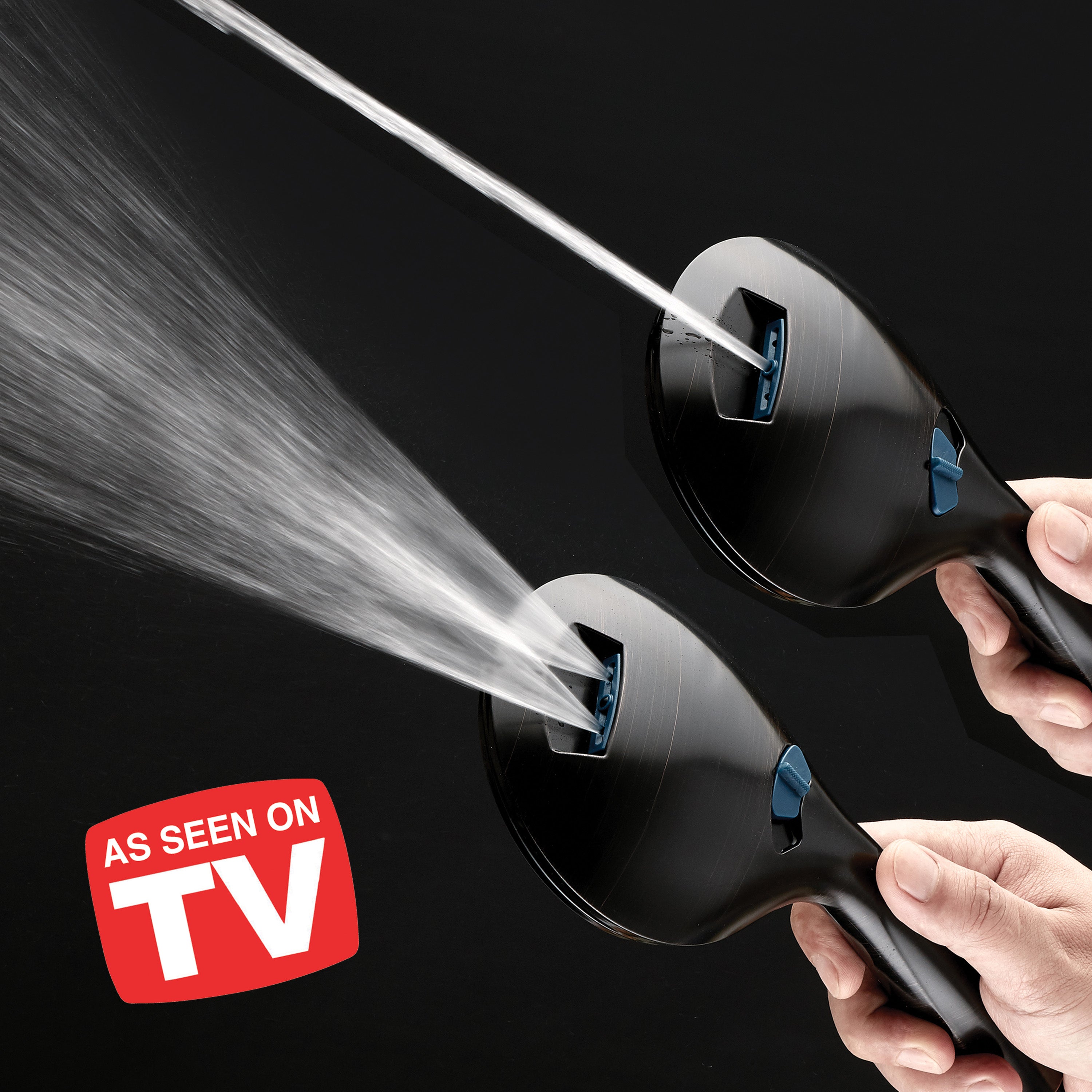 50-setting 3-way 2-in-1 Shower System with Adjustable Arm & Patented 2-mode Power Wash