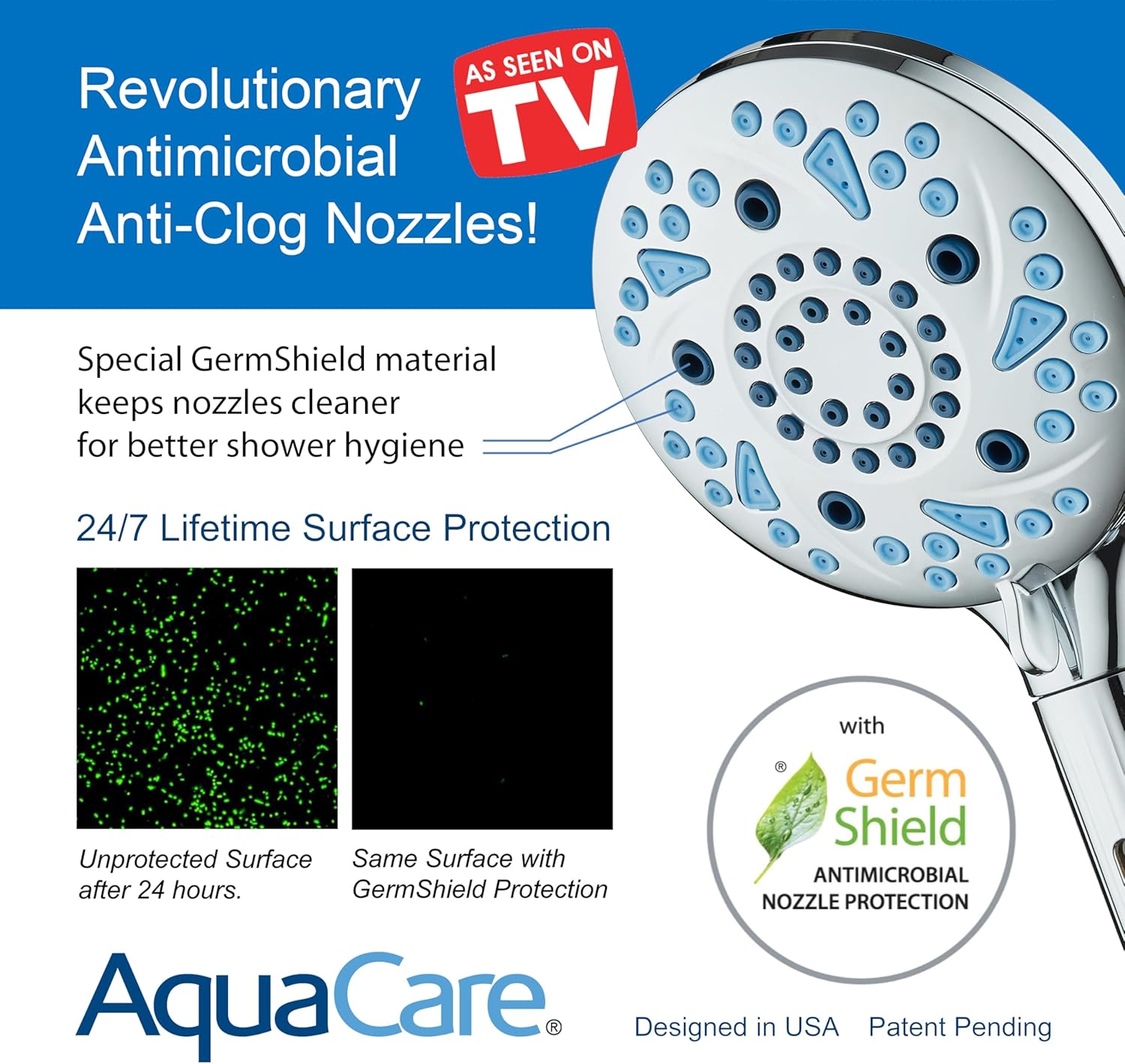 3.0 All-in-One 82-setting 4-way Rain Combo with Shower Filter & 2-mode Power Wash