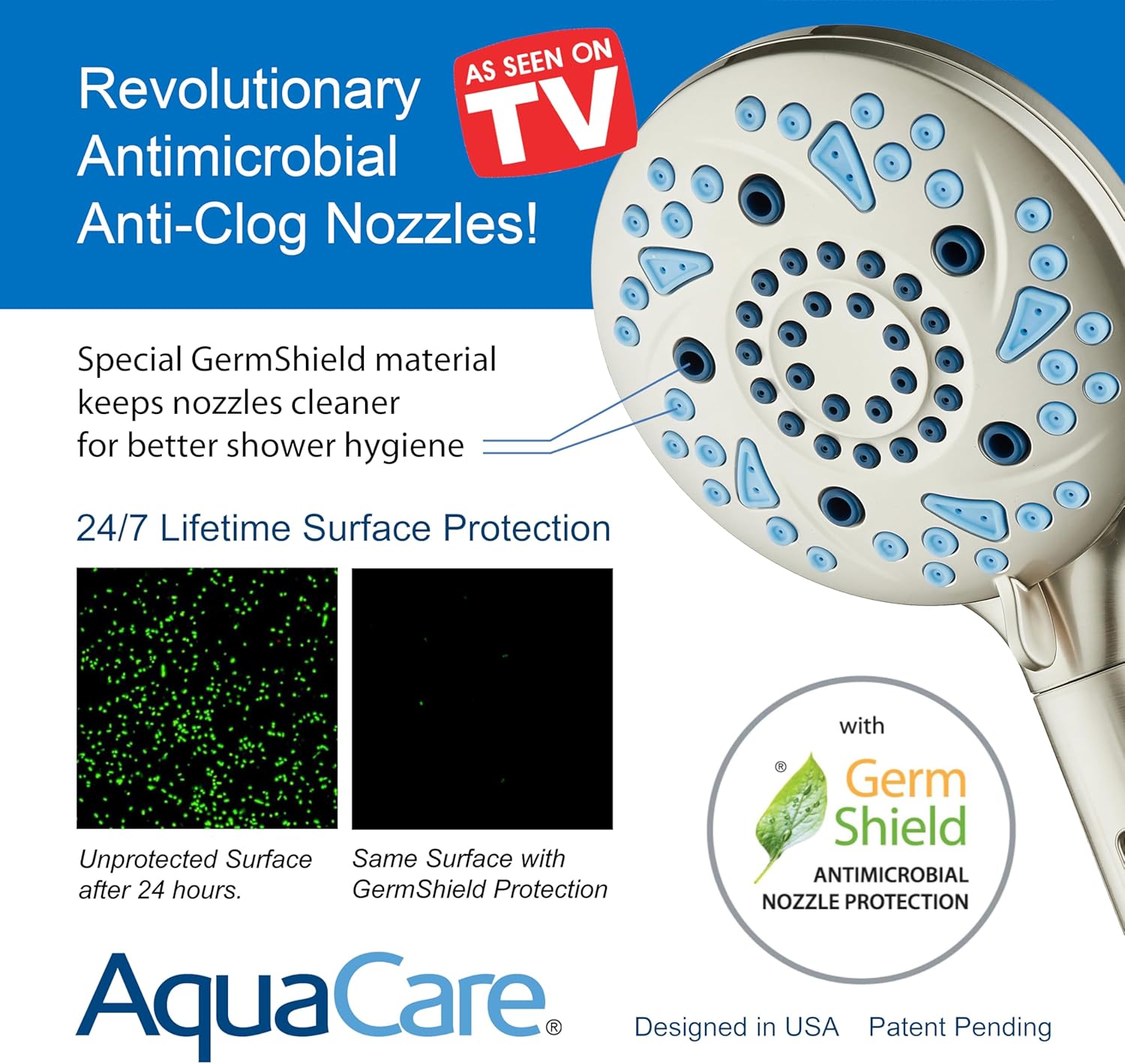 3.0 All-in-One 82-setting 4-way Rain Combo with Shower Filter & 2-mode Power Wash