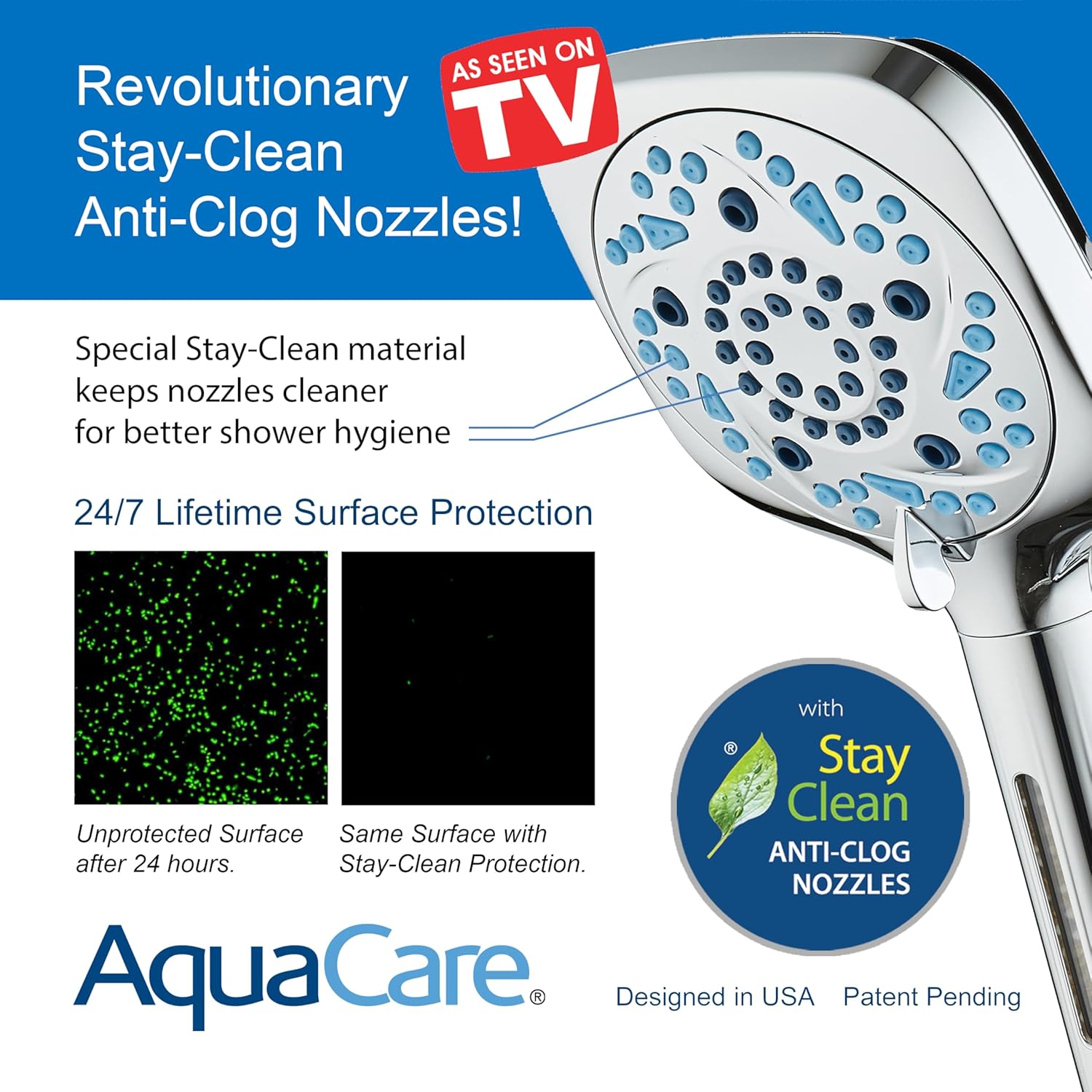 3.0 All-in-One 82-setting 4-way Twin Combo with Shower Filter & 2-mode Power Wash, Square