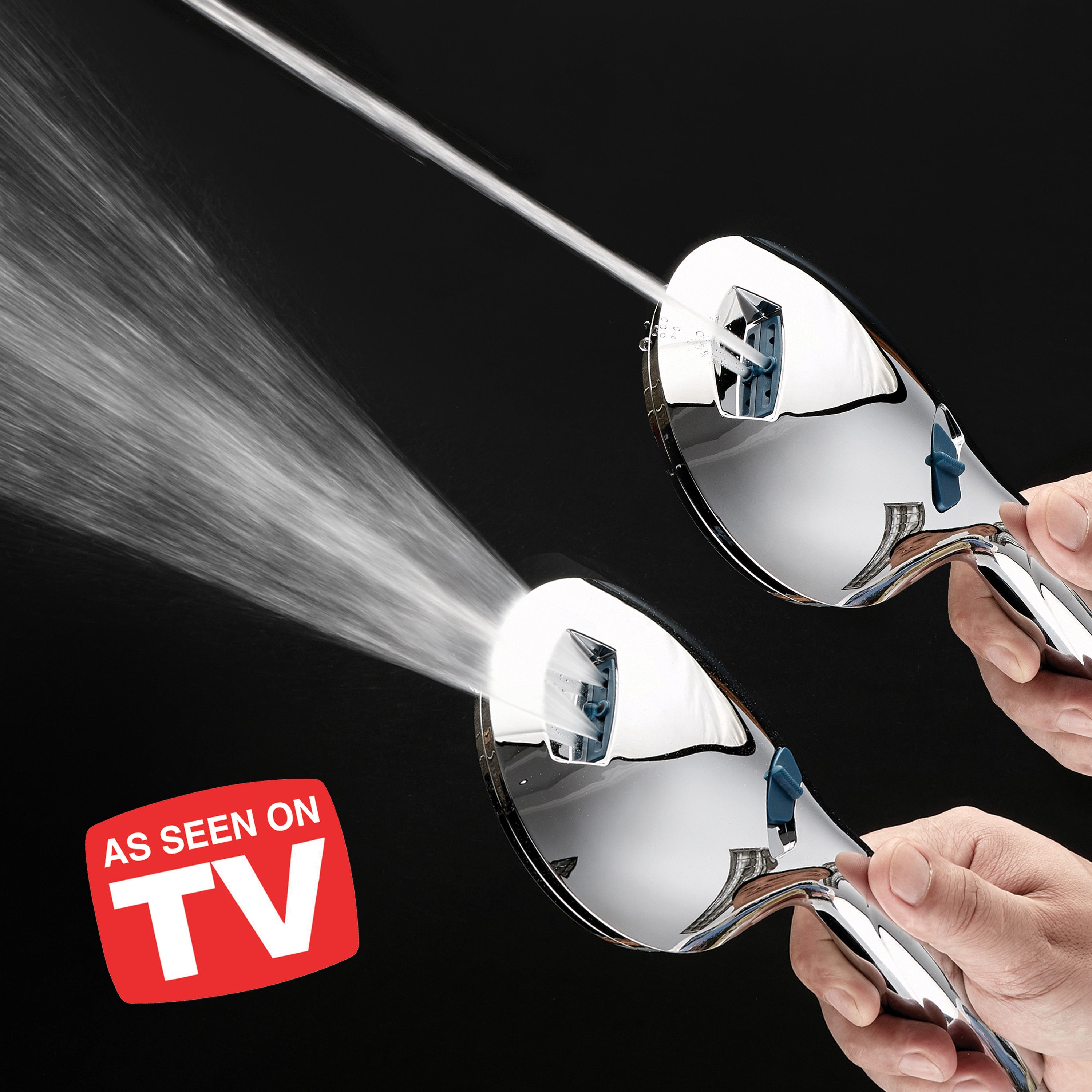 50-setting 3-way 2-in-1 Shower System with Adjustable Arm & Patented 2-mode Power Wash
